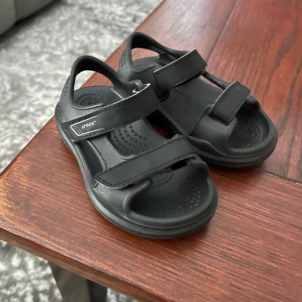 Toddler croc sandals